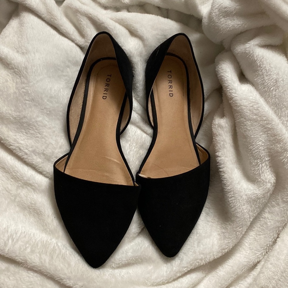 Black Torrid Velvet Mules